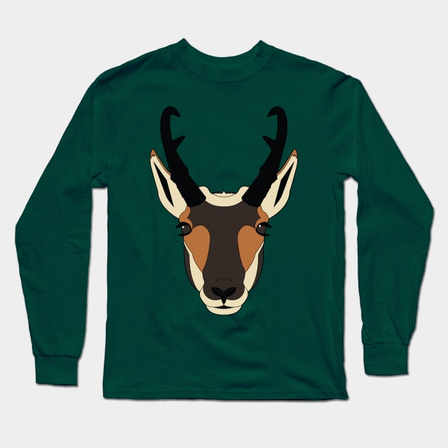 Berrendo Long Sleeve T-Shirt by ProcyonidaeCreative